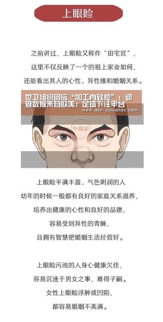 世卫组织回应“加工肉致癌”:调查数据来自欧美:足球下注平台(图1) 足球下注